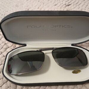 NEW Polar Optics clip on sunglasses